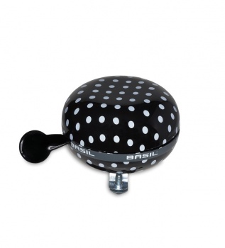 Zvonček klasik Basil Polka Dot Black/White